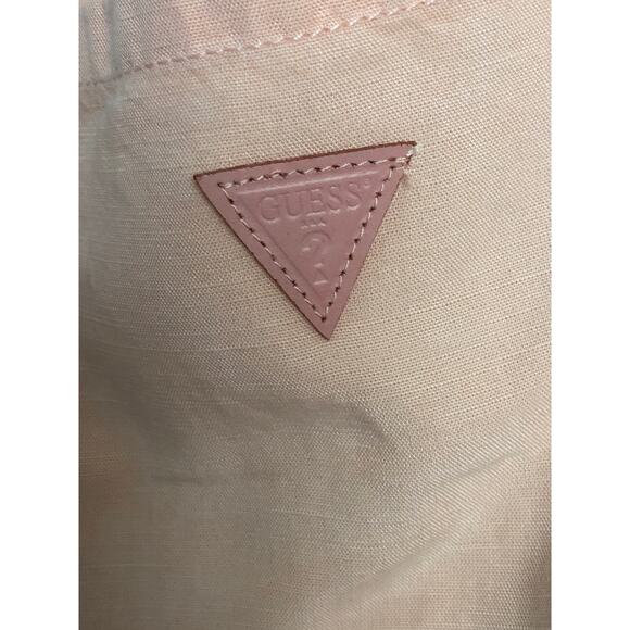 GUESS Mini Skirt Women's Large Devon Cargo in Peach Creme NEW - Picture 4 of 6